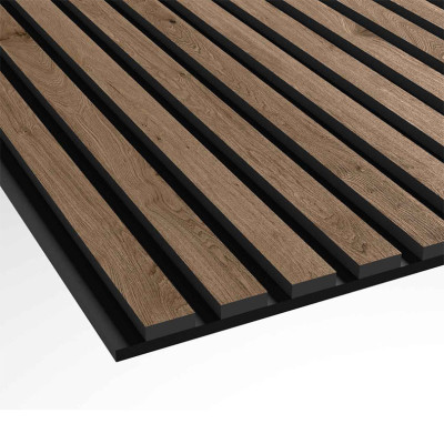 Walnut Acoustic Akupanel Slat Wood Wall Panel